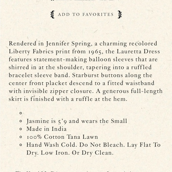 DOEN Lauretta Dress in Liberty Fabric (XXL) - Picture 16 of 16